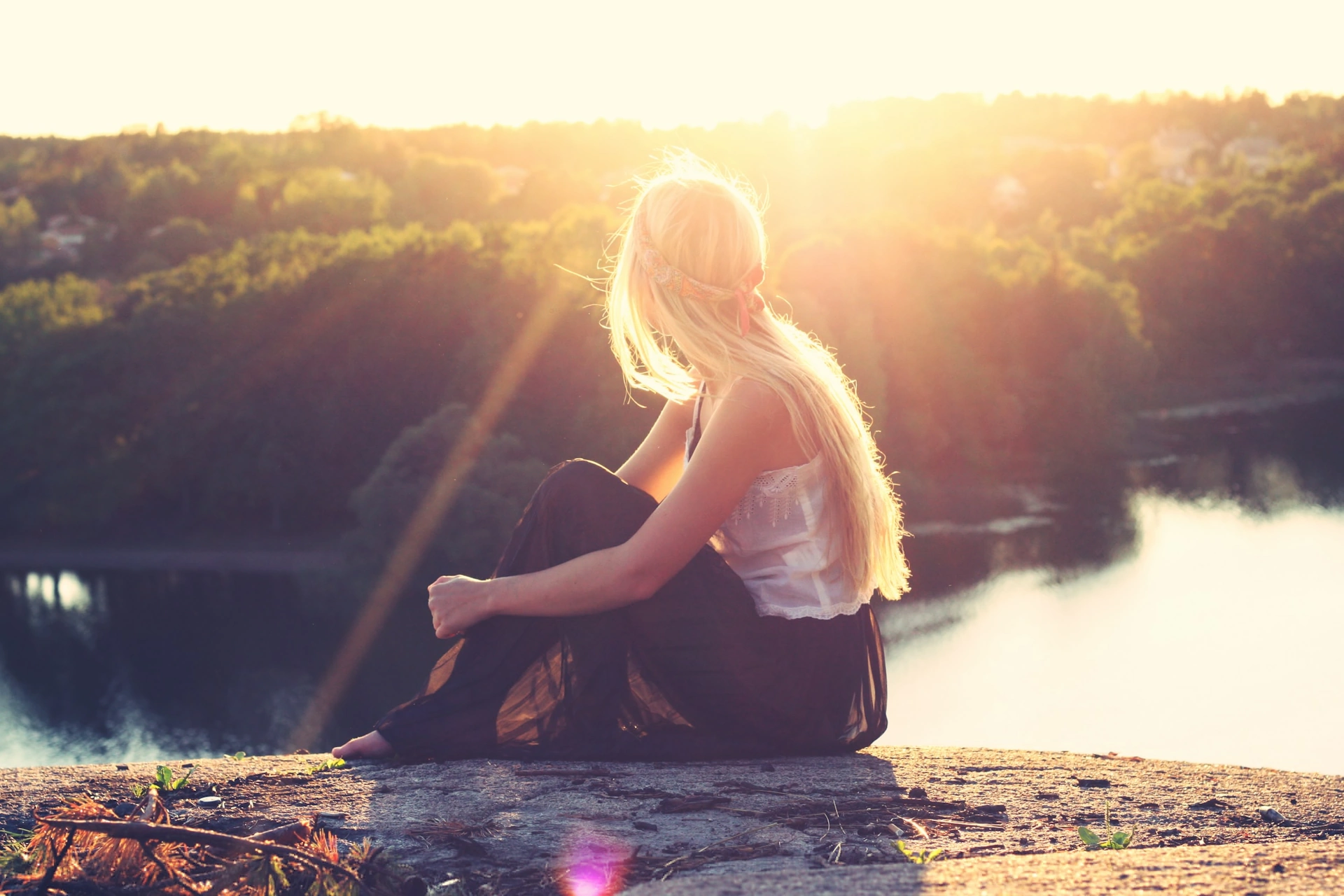 Gap year sunset